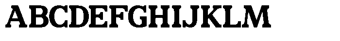 Mulk Bold Font UPPERCASE