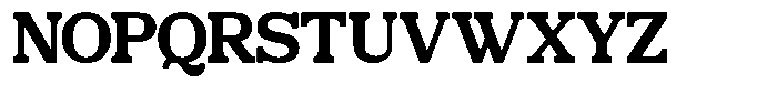 Mulk Bold Font UPPERCASE