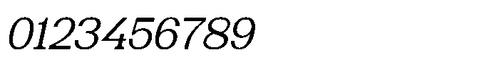 Mulk Italic Font OTHER CHARS