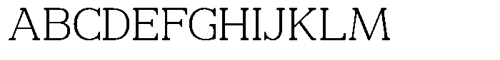 Mulk Light Font UPPERCASE