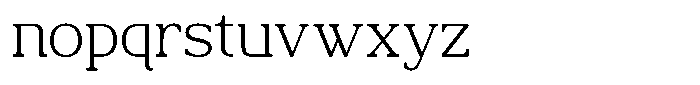 Mulk Light Font LOWERCASE