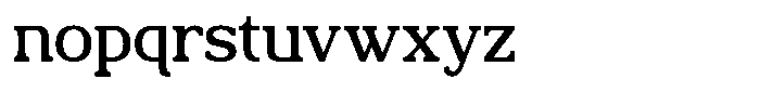 Mulk Medium Font LOWERCASE