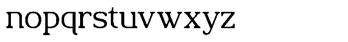 Mulk Regular Font LOWERCASE