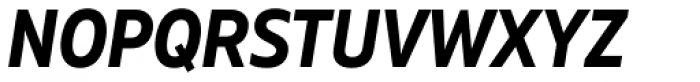 Muller Narrow Bold Italic Font UPPERCASE