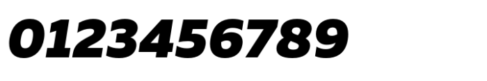 Muller Next Black Italic Font OTHER CHARS