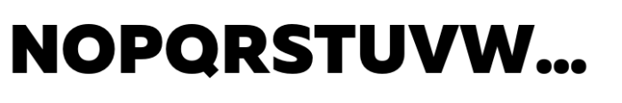 Muller Next Black Font UPPERCASE