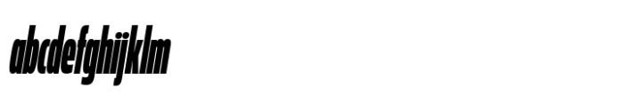 Muller Next Compressed Heavy Italic FONT