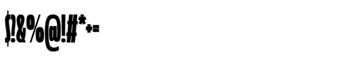 Muller Next Compressed Heavy Font OTHER CHARS