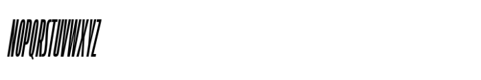Muller Next Compressed Regular Italic Font UPPERCASE