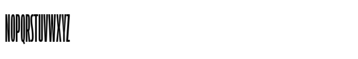 Muller Next Compressed Regular Font UPPERCASE