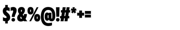 Muller Next Condensed Black Font OTHER CHARS