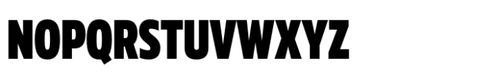 Muller Next Condensed Black Font UPPERCASE