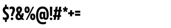 Muller Next Condensed Bold Font OTHER CHARS