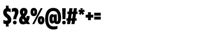 Muller Next Condensed Extra Bold Font OTHER CHARS
