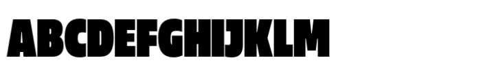 Muller Next Condensed Fat Font UPPERCASE