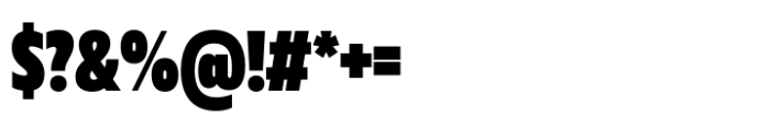 Muller Next Condensed Heavy Font OTHER CHARS