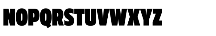 Muller Next Condensed Heavy Font UPPERCASE