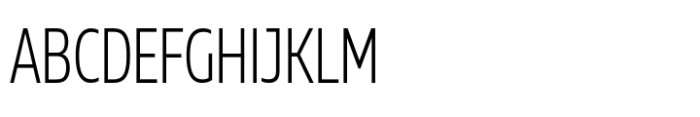 Muller Next Condensed Light Font UPPERCASE