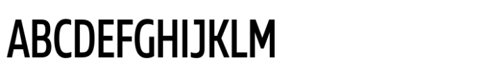 Muller Next Condensed Medium Font UPPERCASE