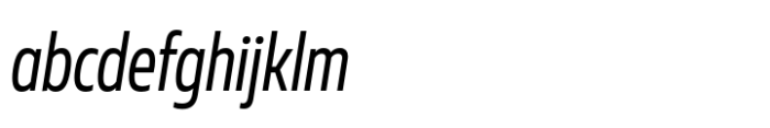 Muller Next Condensed Regular Italic FONT