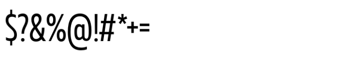 Muller Next Condensed Regular Font OTHER CHARS