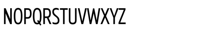 Muller Next Condensed Regular Font UPPERCASE