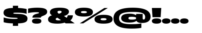 Muller Next Expanded Black Font OTHER CHARS