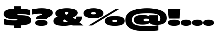 Muller Next Expanded Extra Black Font OTHER CHARS