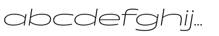 Muller Next Expanded Extra Light Italic FONT