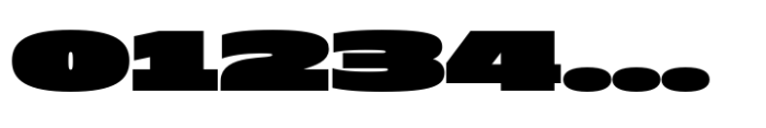 Muller Next Expanded Fat Font OTHER CHARS