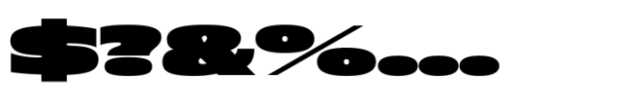 Muller Next Expanded Fat Font OTHER CHARS