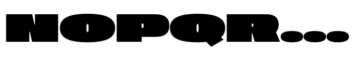 Muller Next Expanded Fat Font UPPERCASE