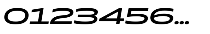 Muller Next Expanded Medium Italic Font OTHER CHARS