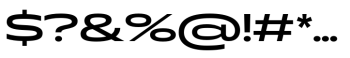 Muller Next Expanded Medium Font OTHER CHARS