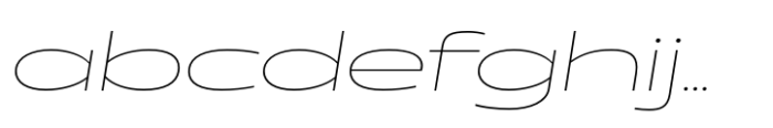 Muller Next Expanded Thin Italic FONT