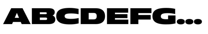 Muller Next Extended Black Font UPPERCASE