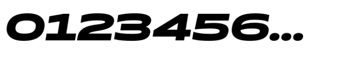 Muller Next Extended Bold Italic Font OTHER CHARS