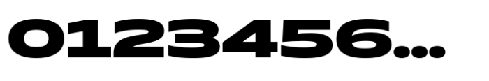 Muller Next Extended Extra Bold Font OTHER CHARS
