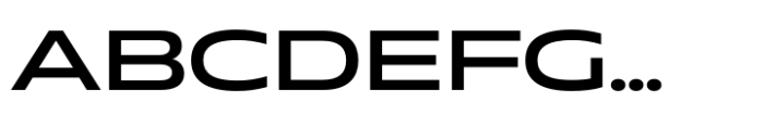 Muller Next Extended Medium Font UPPERCASE