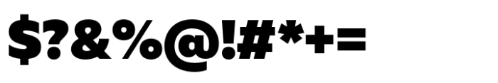 Muller Next Extra Black Font OTHER CHARS