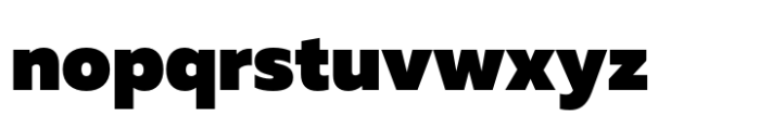 Muller Next Extra Black Font LOWERCASE