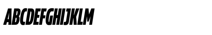 Muller Next ExtraCond Black Italic Font UPPERCASE