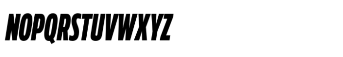 Muller Next ExtraCond Black Italic Font UPPERCASE