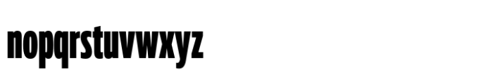 Muller Next ExtraCond Black Font LOWERCASE