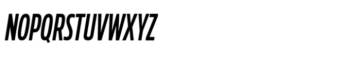 Muller Next ExtraCond Bold Italic Font UPPERCASE