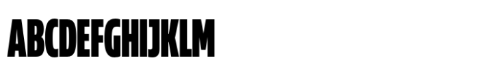 Muller Next ExtraCond Extra Black Font UPPERCASE