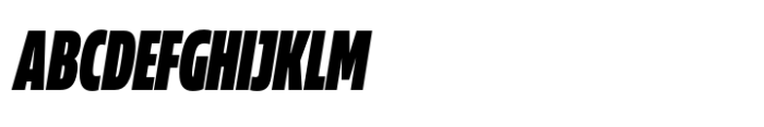 Muller Next ExtraCond Heavy Italic Font UPPERCASE