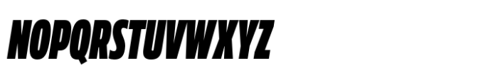 Muller Next ExtraCond Heavy Italic Font UPPERCASE