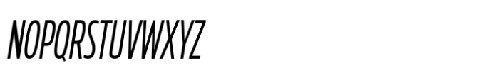 Muller Next ExtraCond Regular Italic Font UPPERCASE