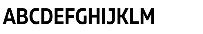 Muller Next Narrow Bold Font UPPERCASE